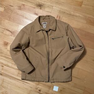 LLBean Katahdin Iron Works Heavy Canvas Work Jacket